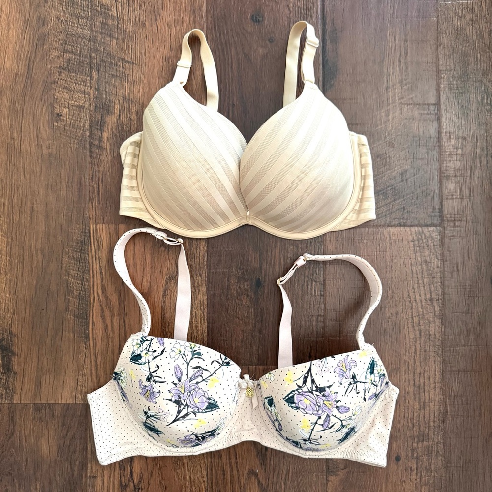 SWEET NOTHINGS by Maidenform bras, 2 bras, size 38D
